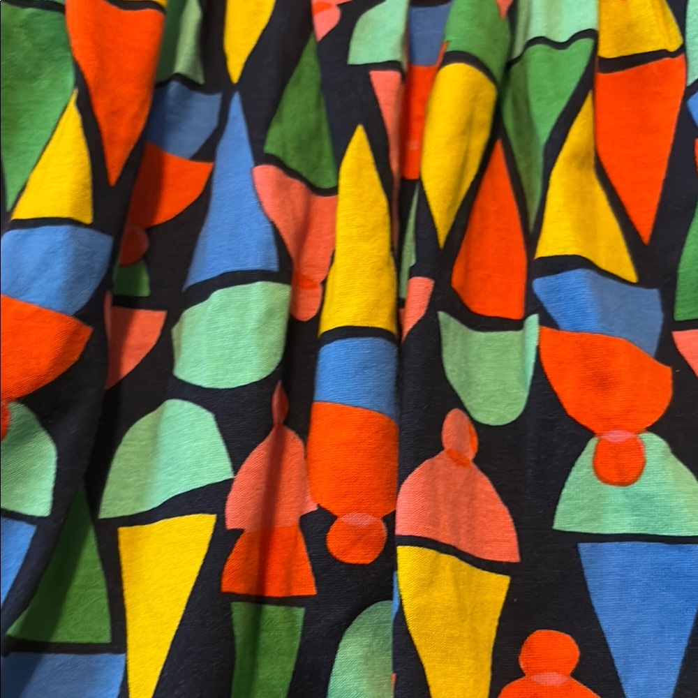 *Hanna Andersson* Colorful Geometric Kids Dress (ice cream cones) - Picture 5 of 5